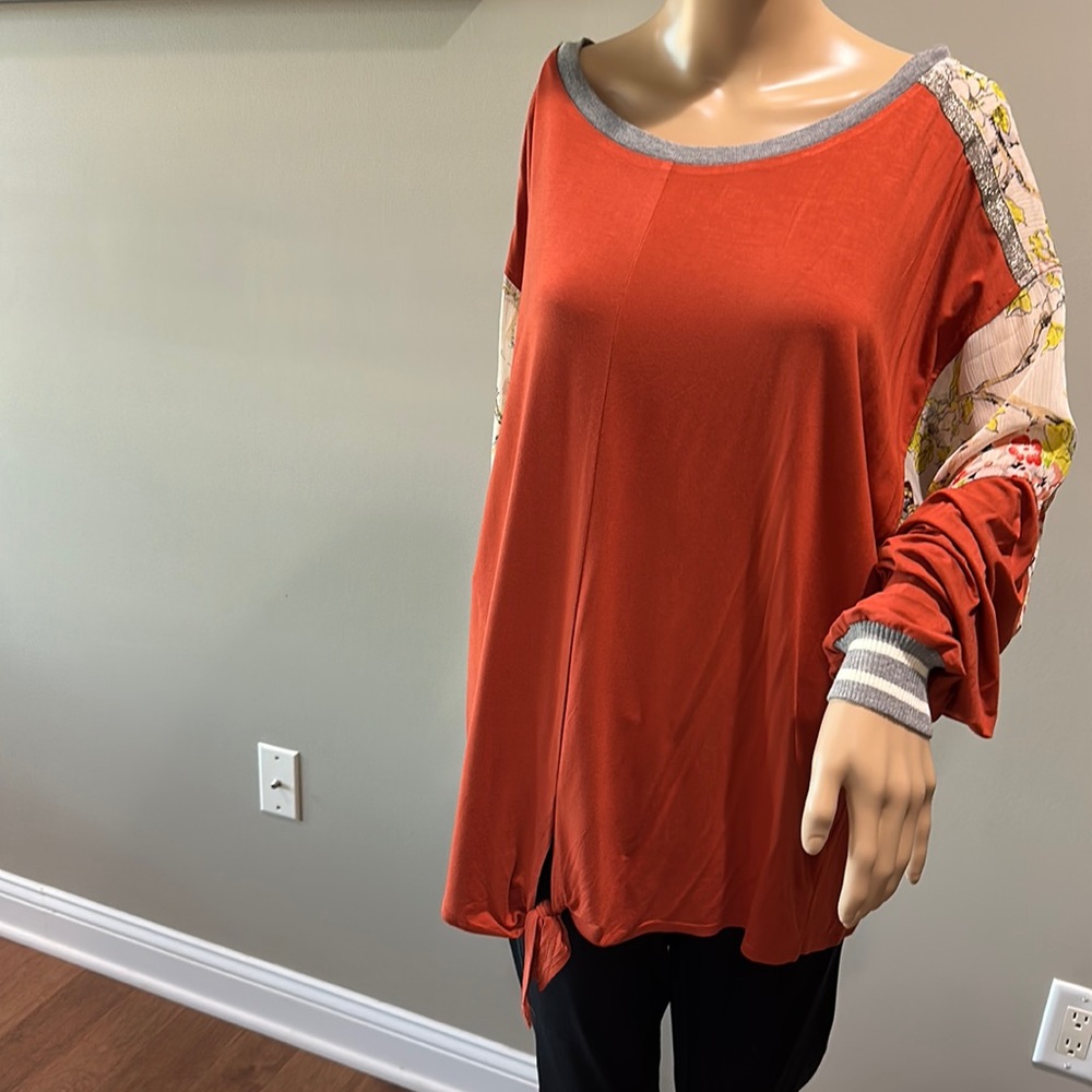 Anthropologie Tiny long sleeve XL multi feature top new with tags